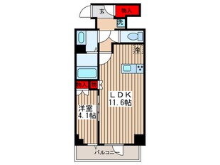 S-RESIDENCE東神田の物件間取画像